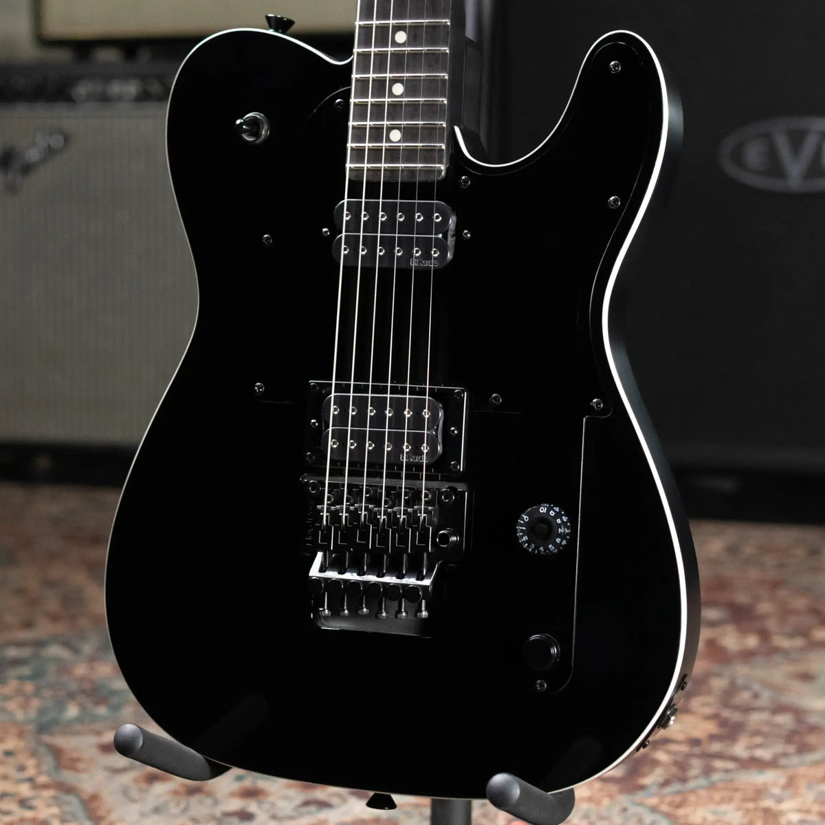 Fender John 5 Phantom Telecaster Electric Guitar - Black