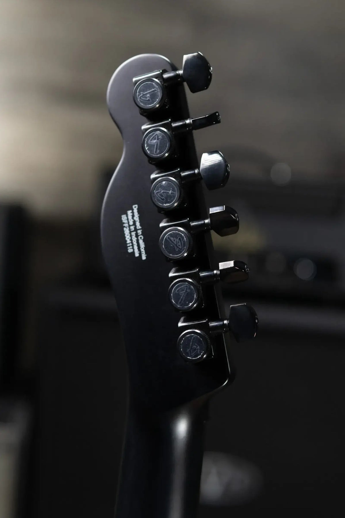 Fender John 5 Phantom Telecaster Electric Guitar - Black