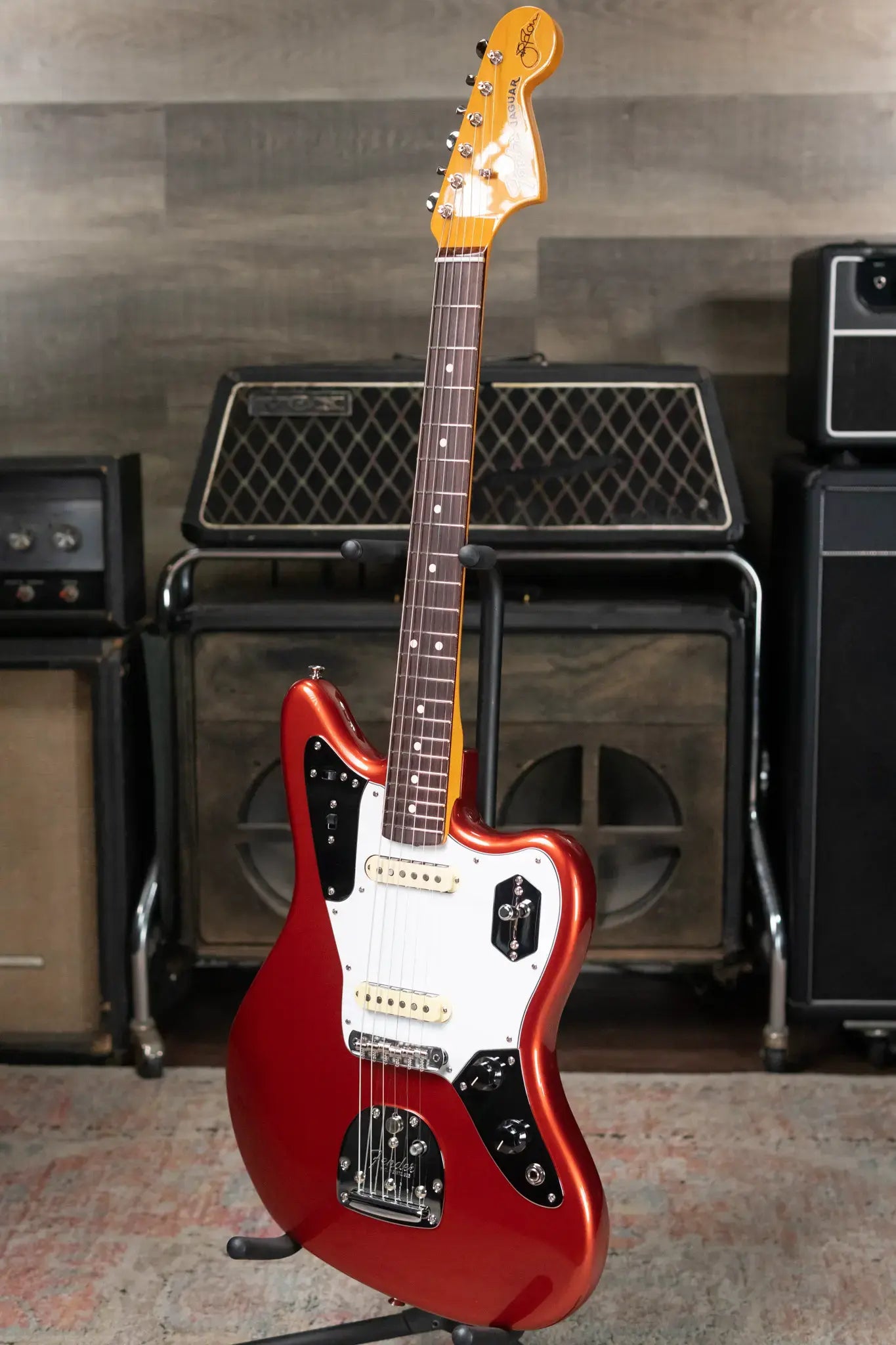 Fender Johnny Marr Jaguar, Rosewood Fingerboard - Metallic KO with Hardshell Case - Demo