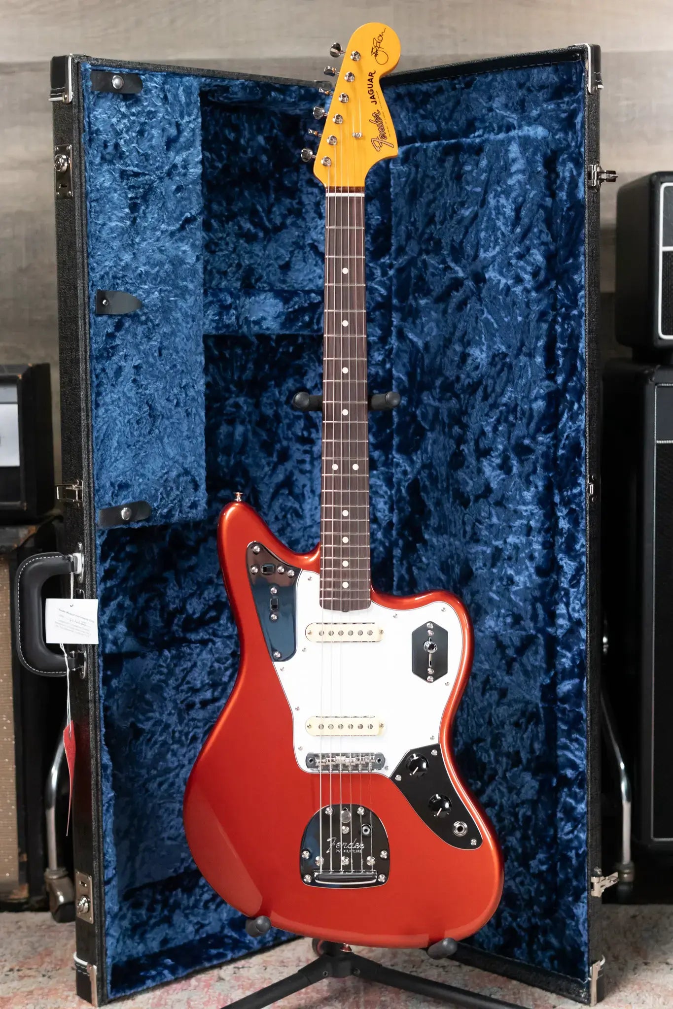 Fender Johnny Marr Jaguar, Rosewood Fingerboard - Metallic KO with Hardshell Case - Demo