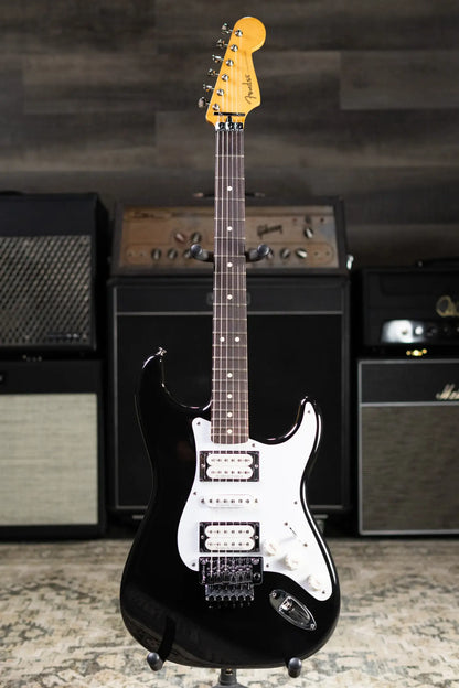 Fender Limited Edition 50th Anniversary Dave Murray Stratocaster Electric Guitar - Black with Gig Bag