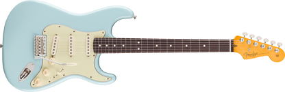 Fender Limited Edition American Professional Classic Stratocaster Electric Guitar Featuring the Fender Silent System - Daphne Blue with Gig Bag