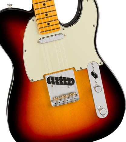 Fender Limited Edition American Professional Classic Telecaster Electric Guitar Featuring the Fender Silent System - 3-Color Sunburst with Gig Bag