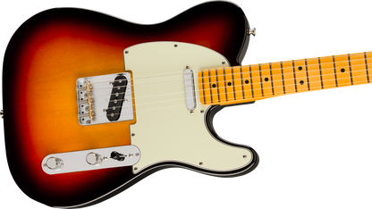 Fender Limited Edition American Professional Classic Telecaster Electric Guitar Featuring the Fender Silent System - 3-Color Sunburst with Gig Bag