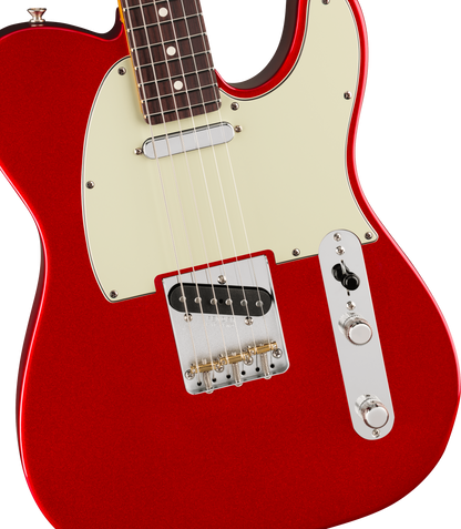 Fender Limited Edition American Professional Classic Telecaster Electric Guitar Featuring the Fender Silent System - Candy Apple Red with Gig Bag