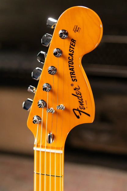 Fender Limited Edition American Vintage II '73 Stratocaster Electric Guitar, Maple Fingerboard - Olympic White with Hardshell Case - Demo