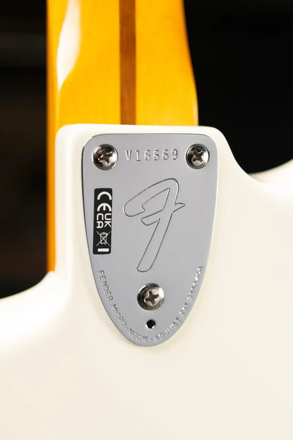 Fender Limited Edition American Vintage II '73 Stratocaster Electric Guitar, Maple Fingerboard - Olympic White with Hardshell Case - Demo
