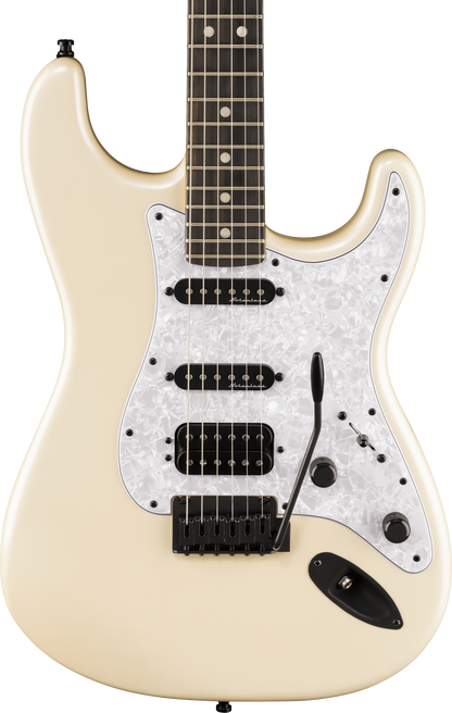 Fender Limited Edition Player Fusion HSS Stratocaster Electric Guitar - Olympic Pearl with Gig Bag