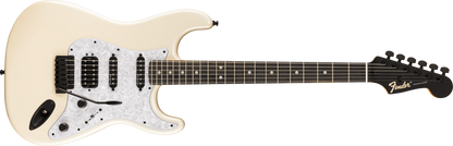 Fender Limited Edition Player Fusion HSS Stratocaster Electric Guitar - Olympic Pearl with Gig Bag