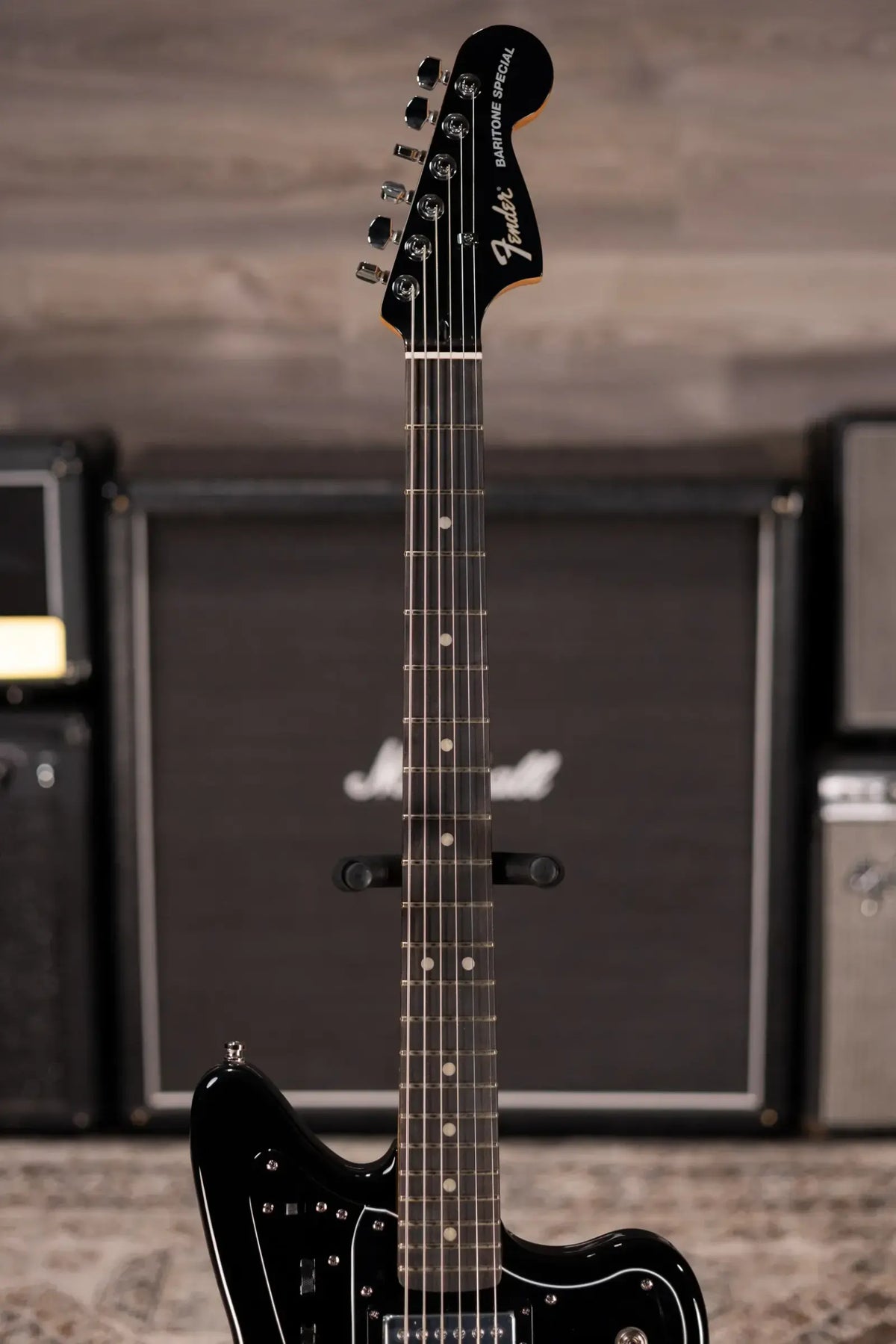 Fender Limited Edition Player Fusion Jaguar Baritone Special Electric Guitar - Silverburst with Gig Bag
