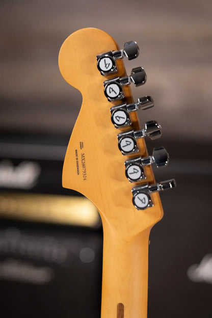Fender Limited Edition Player Fusion Jaguar Baritone Special Electric Guitar - Silverburst with Gig Bag