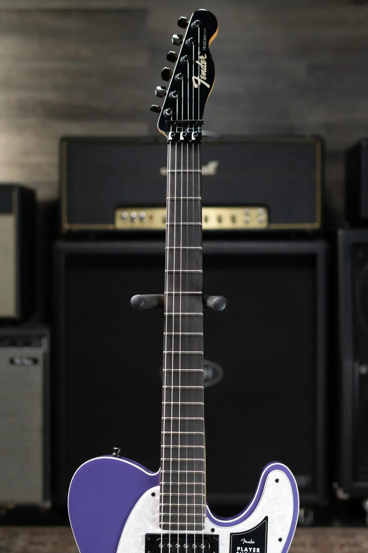 Fender Limited Edition Player Fusion Telecaster HH Floyd Rose Electric Guitar - Aura Metallic with Gig Bag