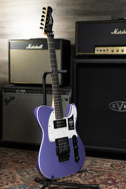 Fender Limited Edition Player Fusion Telecaster HH Floyd Rose Electric Guitar - Aura Metallic with Gig Bag