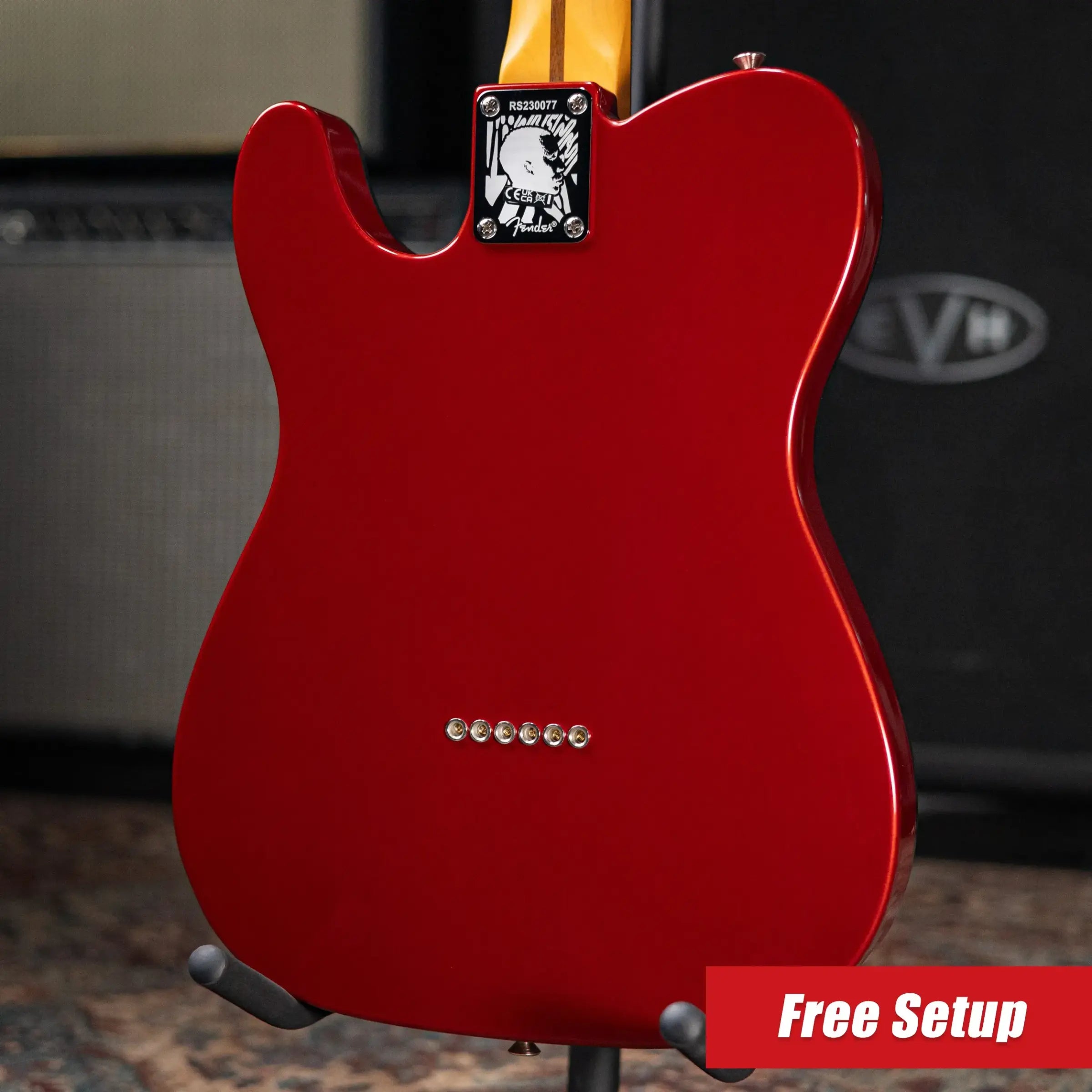 Fender Limited Edition Raphael Saadiq Telecaster - Dark Metallic Red with Hardshell Case - Used