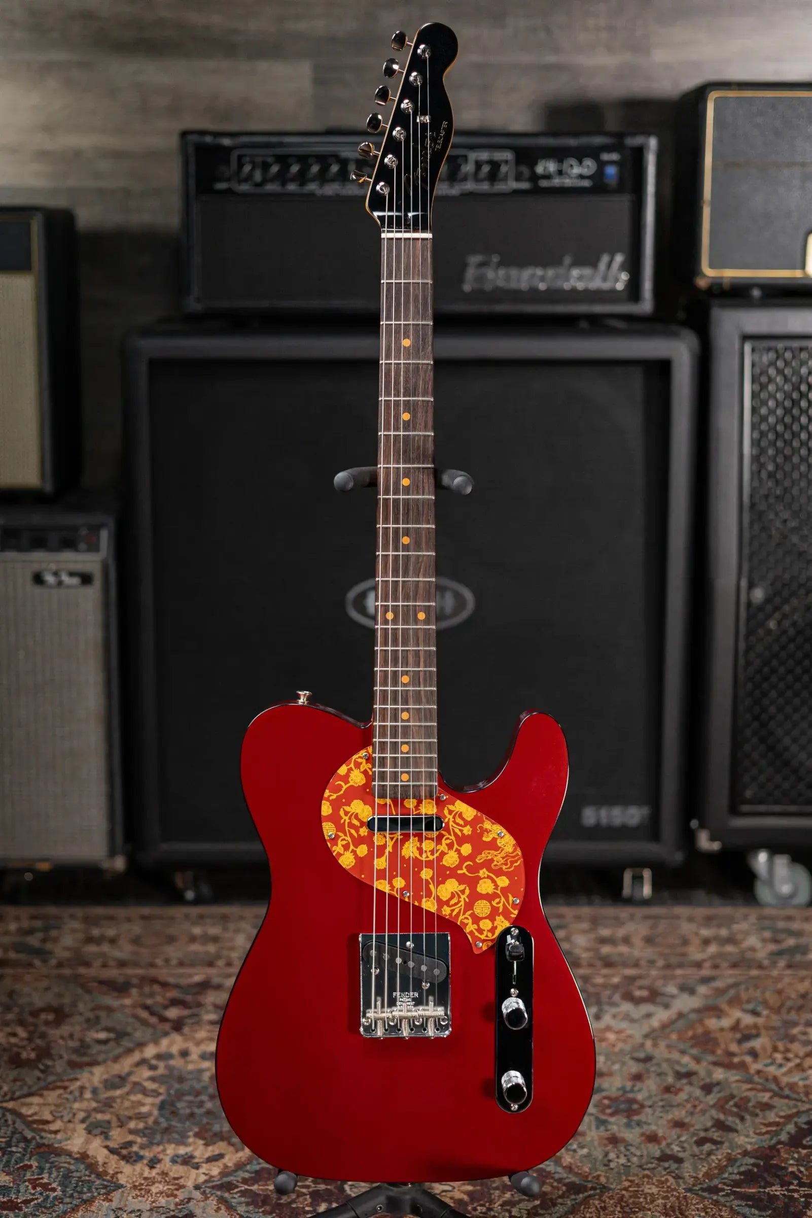 Fender Limited Edition Raphael Saadiq Telecaster - Dark Metallic Red with Hardshell Case - Used