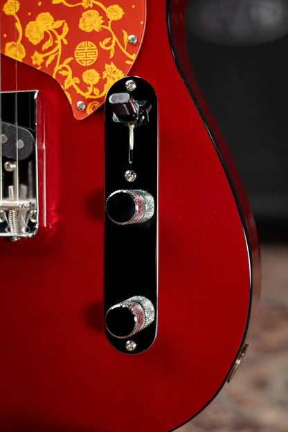 Fender Limited Edition Raphael Saadiq Telecaster - Dark Metallic Red with Hardshell Case - Used