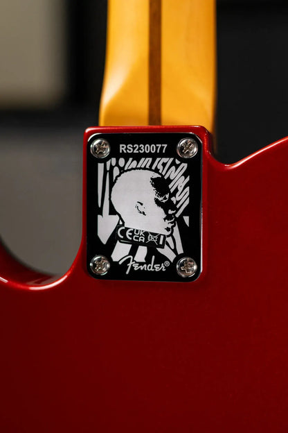 Fender Limited Edition Raphael Saadiq Telecaster - Dark Metallic Red with Hardshell Case - Used