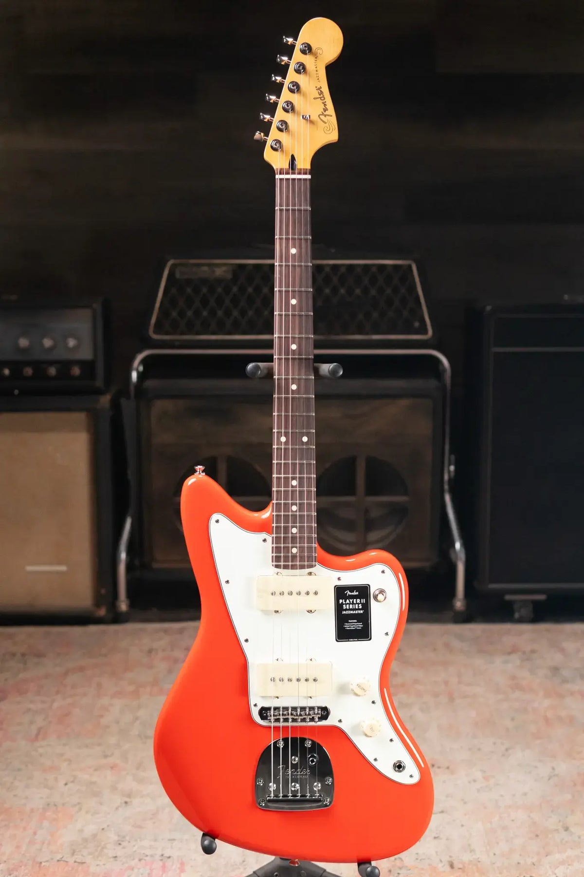 Fender Player II Jazzmaster Electric Guitar - Coral Red - Demo