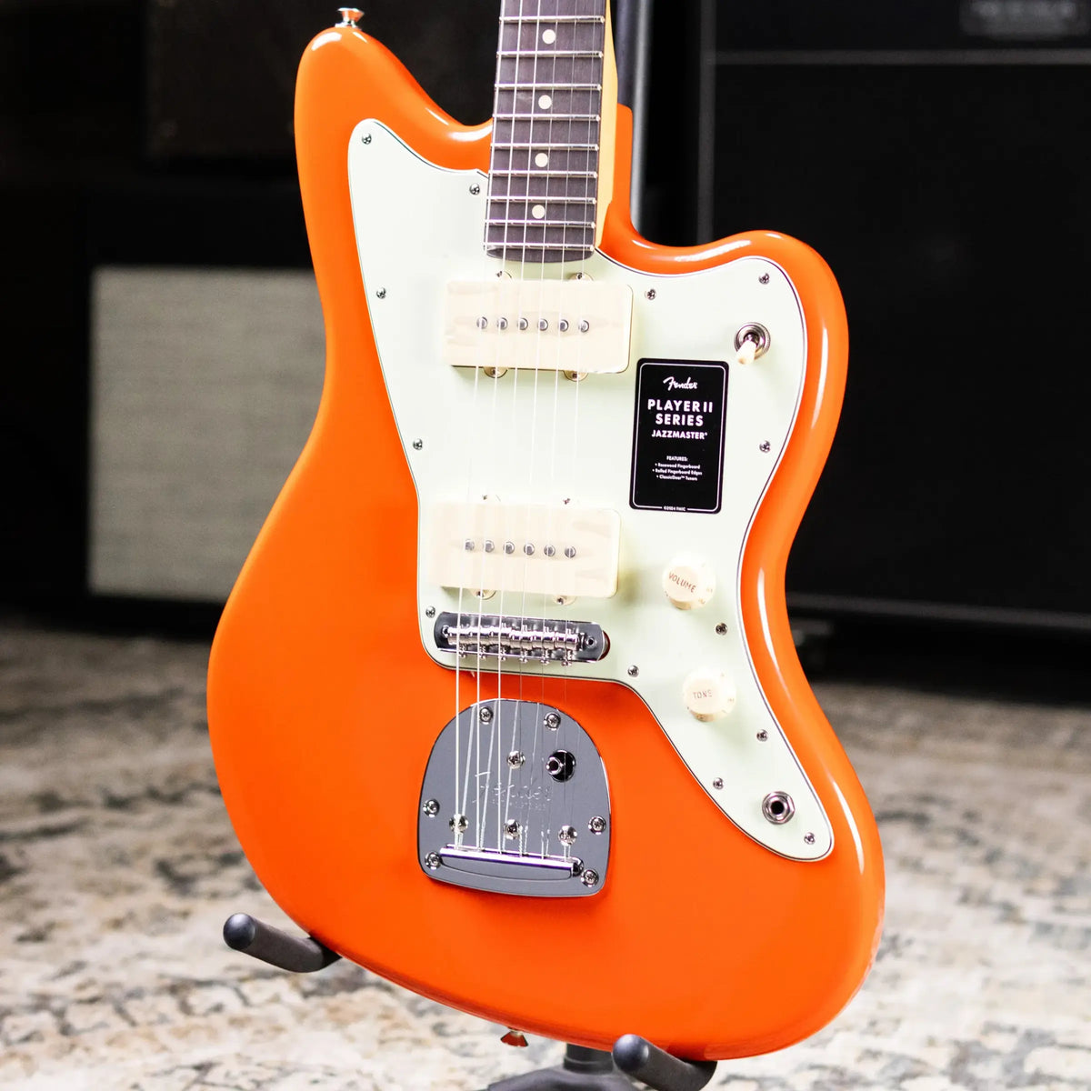 Fender Player II Jazzmaster Electric Guitar - Rallye Orange