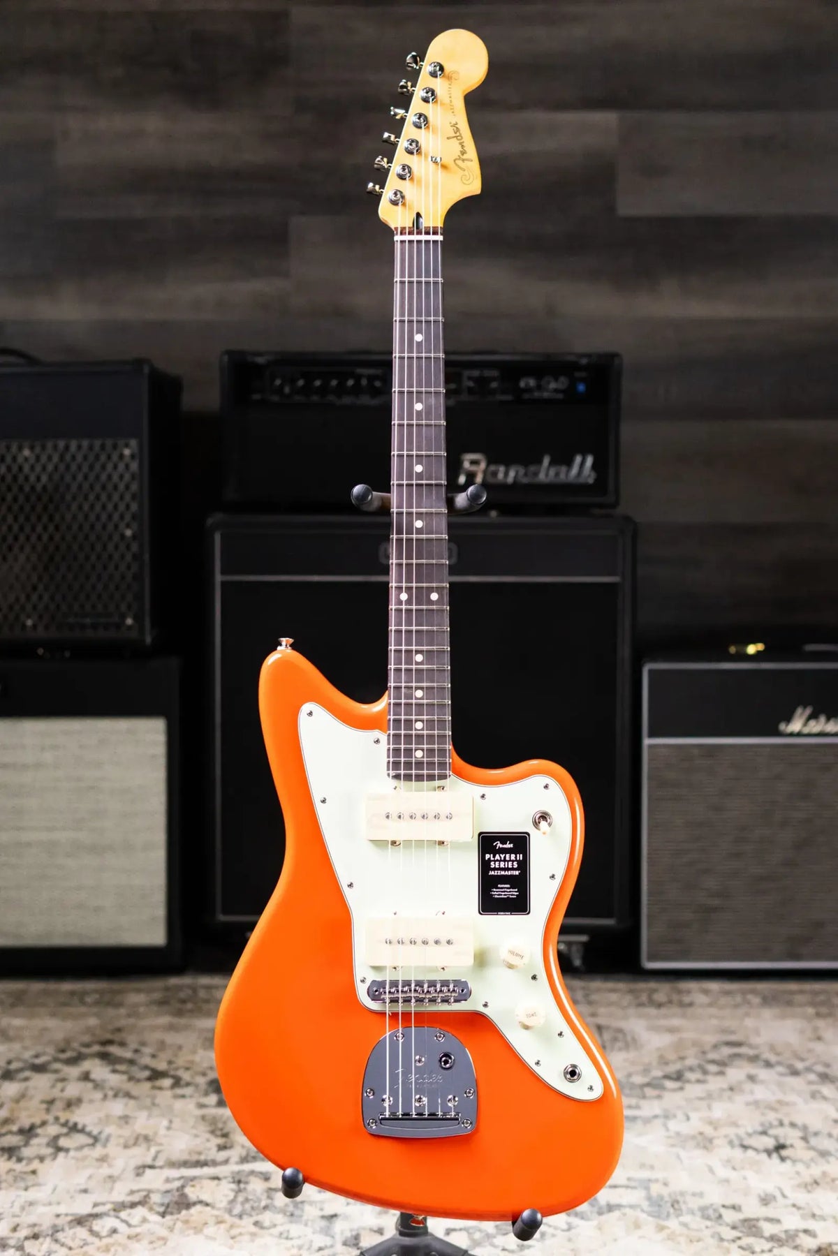 Fender Player II Jazzmaster Electric Guitar - Rallye Orange