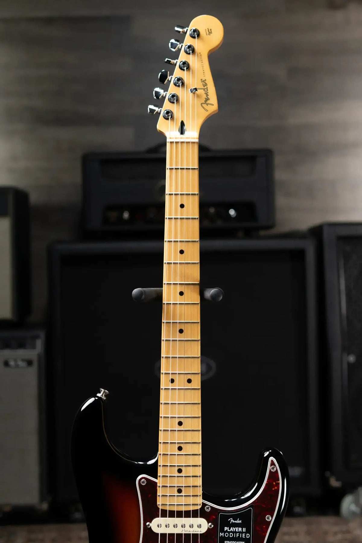Fender Player II Modified Stratocaster Electric Guitar - 3-Tone Sunburst with Gig Bag