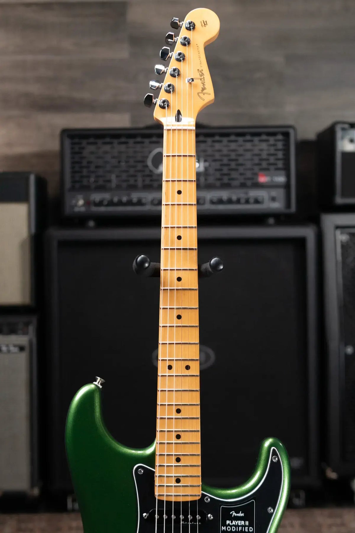 Fender Player II Modified Stratocaster Electric Guitar - Harvest Green Metallic with Deluxe Gig Bag - Demo