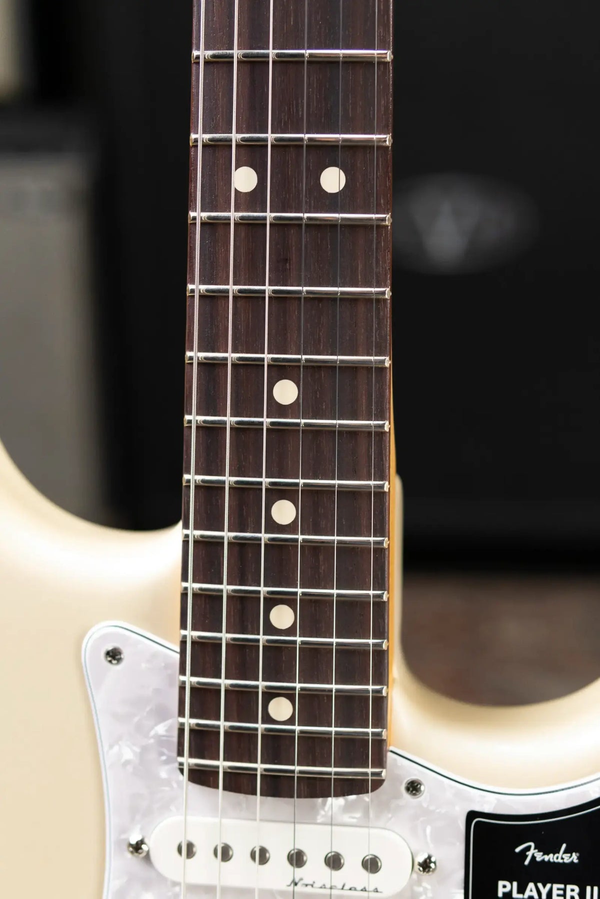 Fender Player II Modified Stratocaster Electric Guitar - Olympic Pearl with Gig Bag - Demo