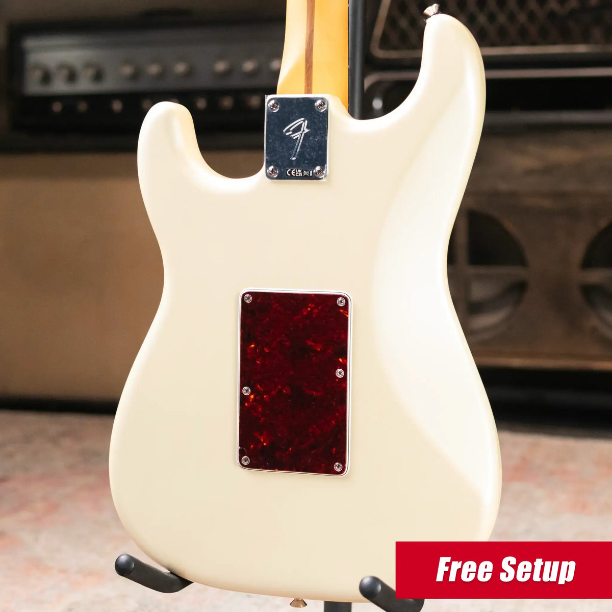 Fender Player II Modified Stratocaster HSS Floyd Rose Electric Guitar - Olympic Pearl with Gig Bag - Demo