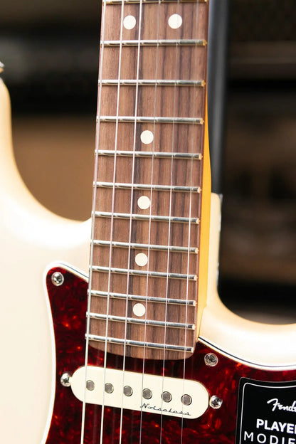 Fender Player II Modified Stratocaster HSS Floyd Rose Electric Guitar - Olympic Pearl with Gig Bag - Demo