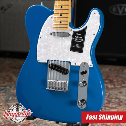 Fender Player II Modified Telecaster Electric Guitar - Electric Blue with Gig Bag