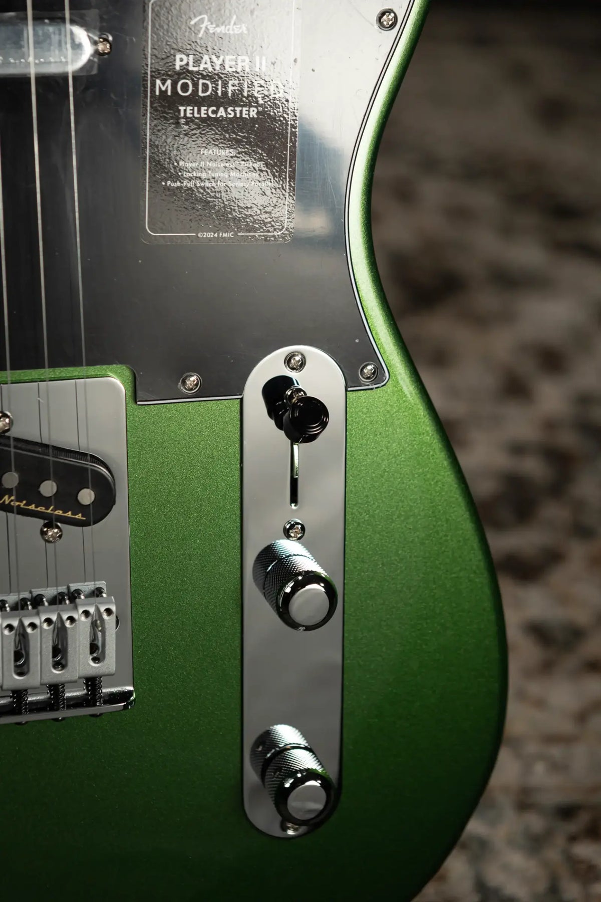Fender Player II Modified Telecaster Electric Guitar - Harvest Green Metallic with Gig Bag - Demo