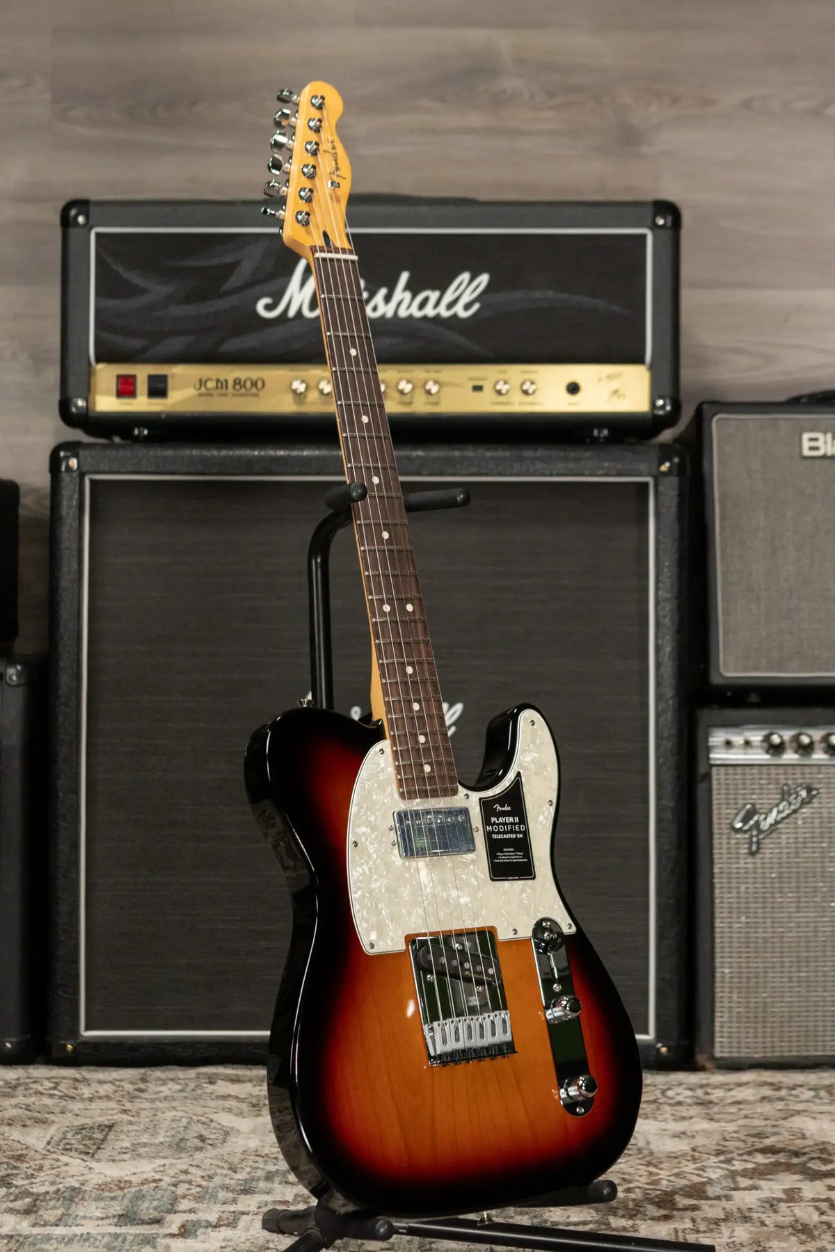 Fender Player II Modified Telecaster SH Electric Guitar - 3-Tone Sunburst with Gig Bag - Demo