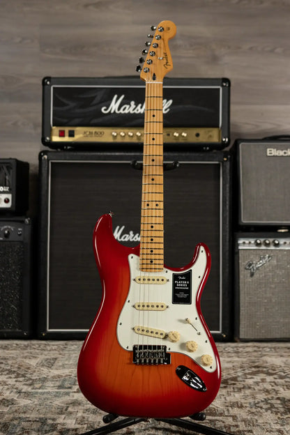 Fender Player II Stratocaster Electric Guitar - Aged Cherry Burst - Demo