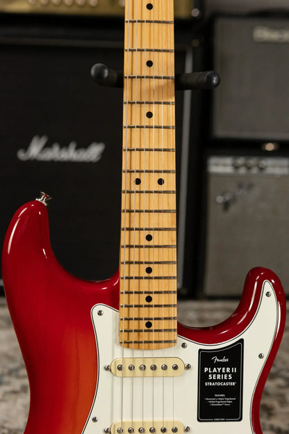 Fender Player II Stratocaster Electric Guitar - Aged Cherry Burst - Demo
