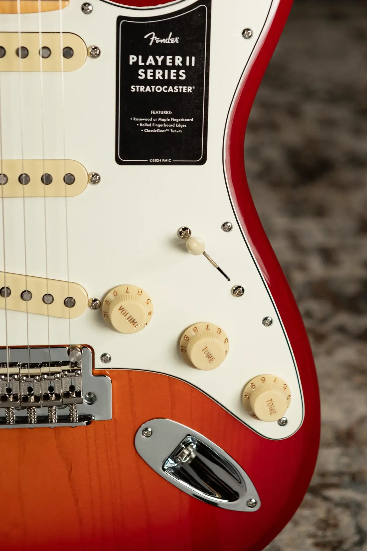Fender Player II Stratocaster Electric Guitar - Aged Cherry Burst - Demo