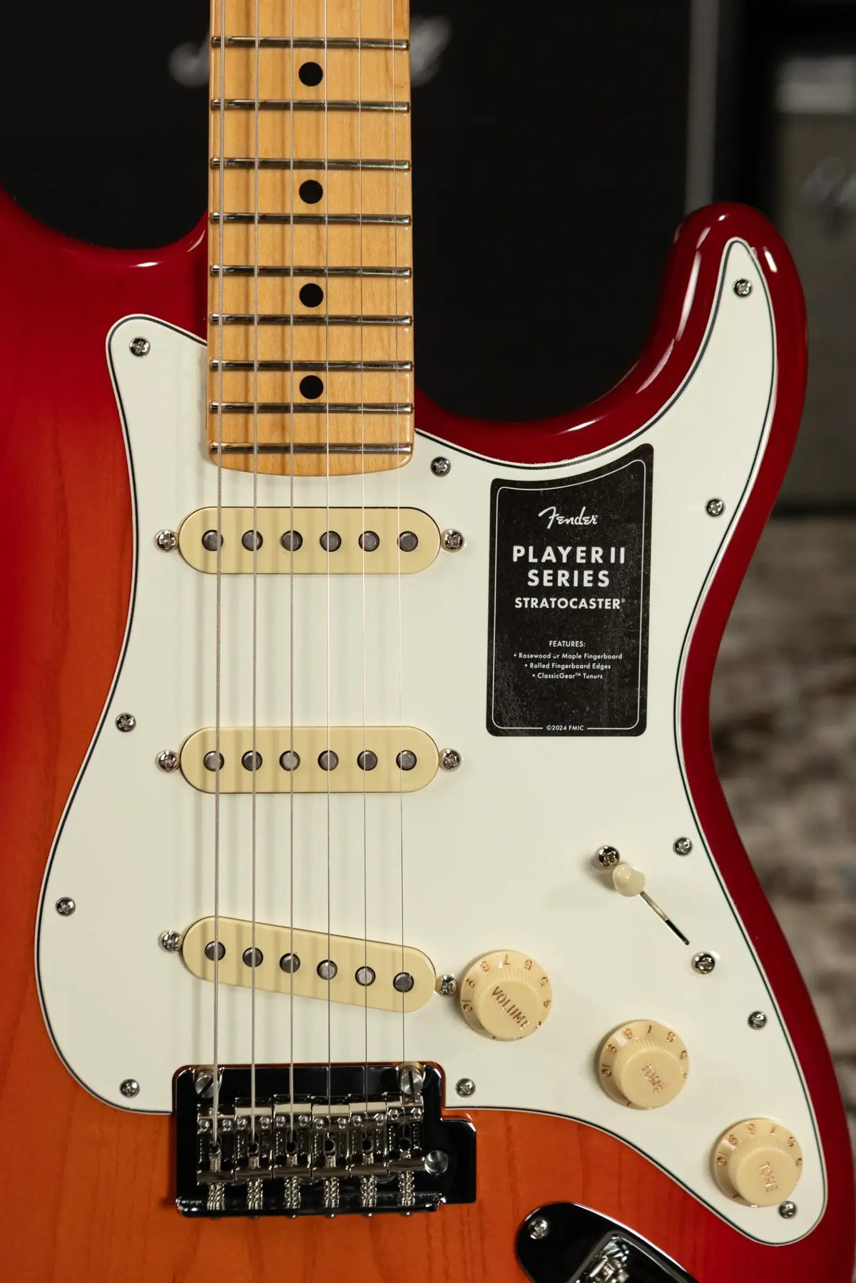 Fender Player II Stratocaster Electric Guitar - Aged Cherry Burst - Demo