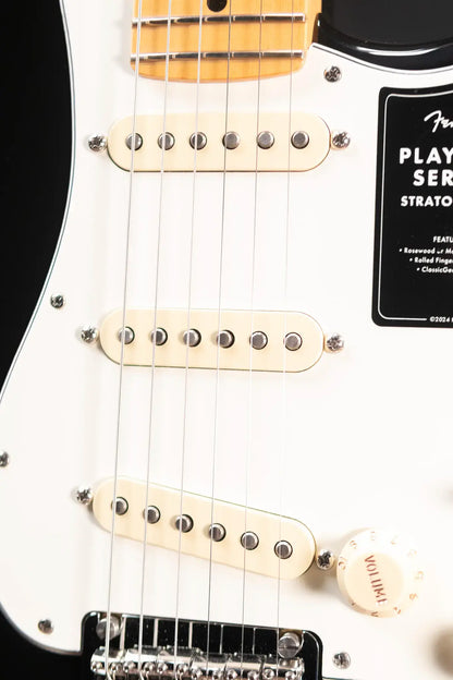 Fender Player II Stratocaster Electric Guitar - Black - Demo