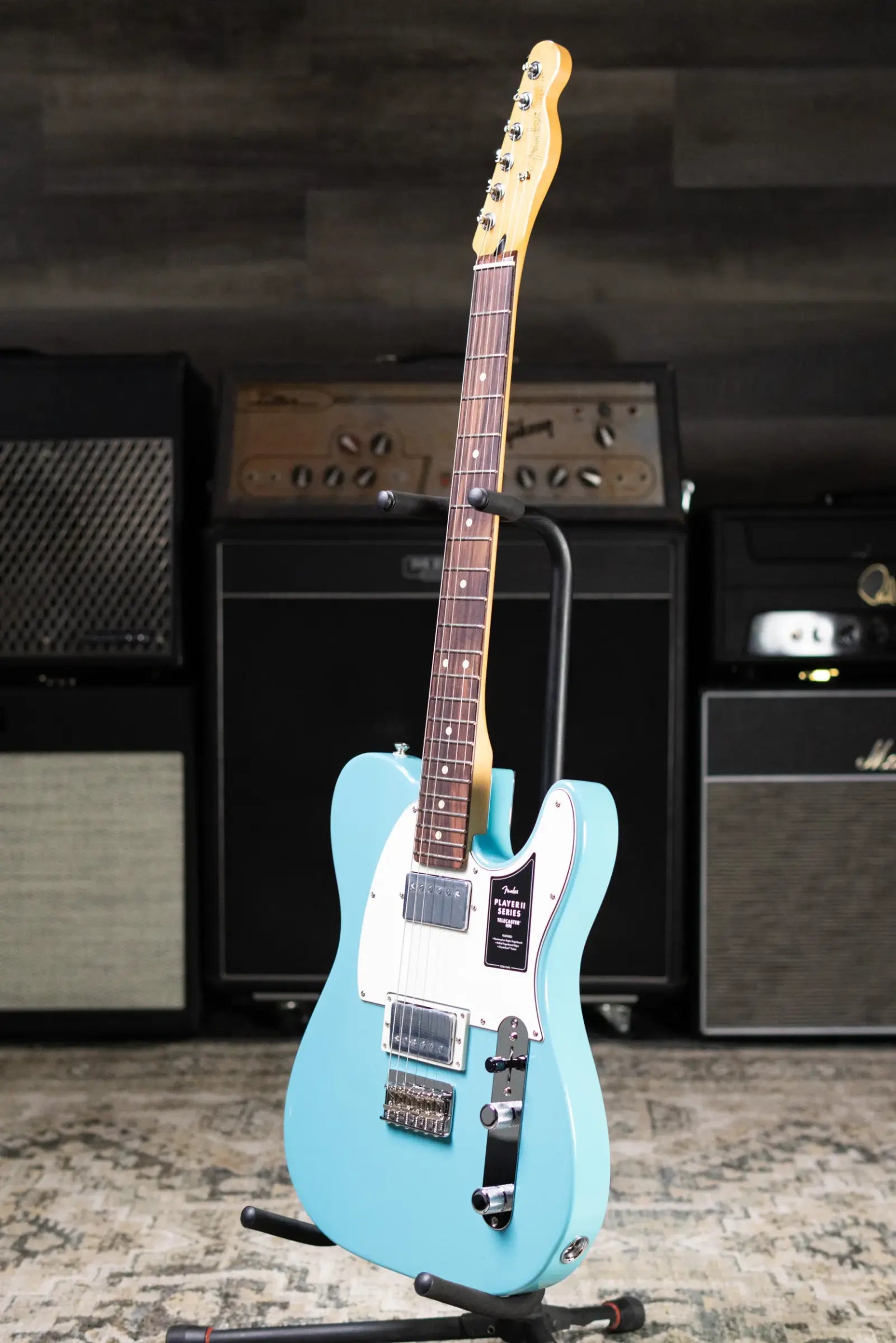 Fender Player II Telecaster HH Electric Guitar - Aquatone Blue