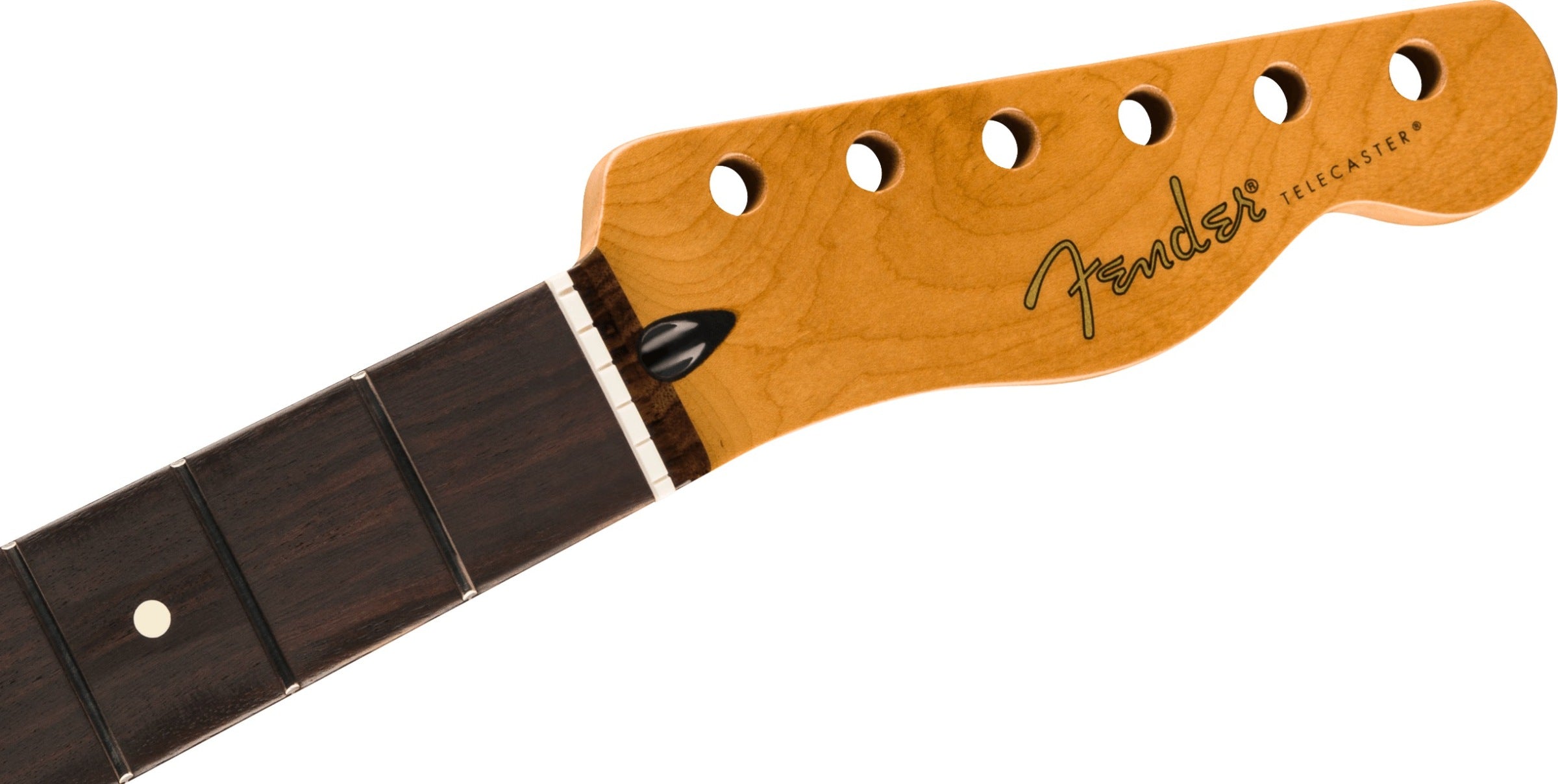 Fender Satin Roasted Maple Fat Telecaster Neck 22 Medium Jumbo Frets 9.5" U Shape