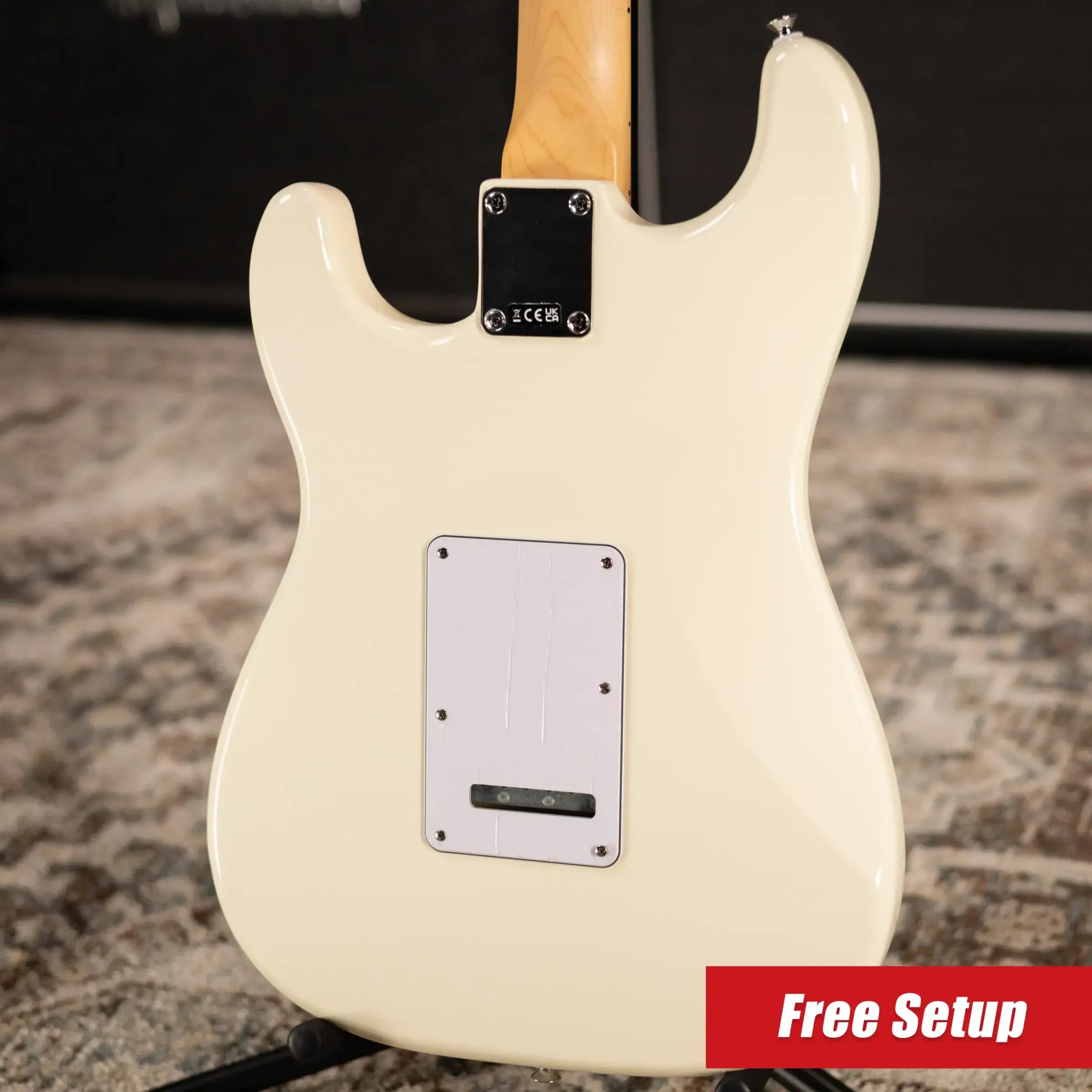 Fender Standard Stratocaster Electric Guitar - Olympic White