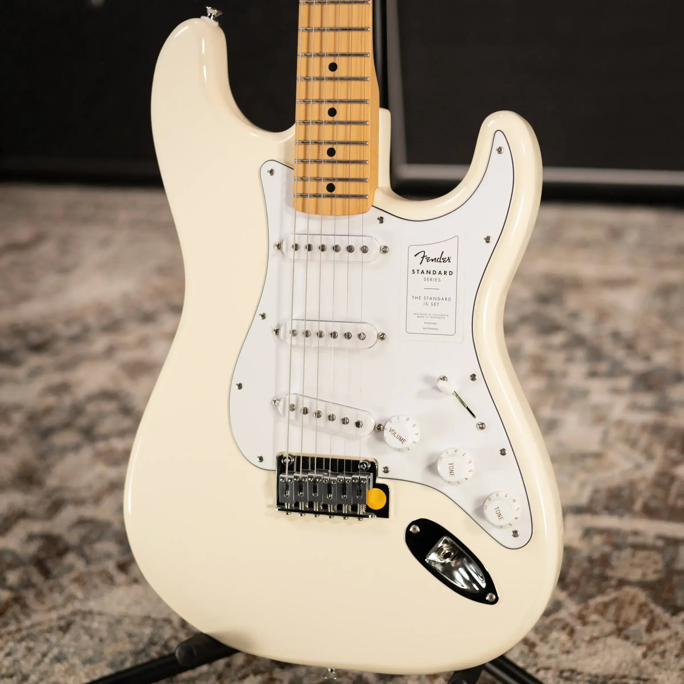 Fender Standard Stratocaster Electric Guitar - Olympic White