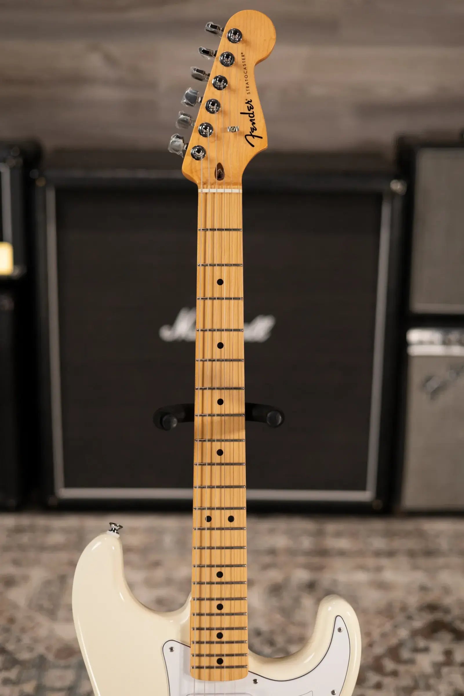 Fender Standard Stratocaster Electric Guitar - Olympic White