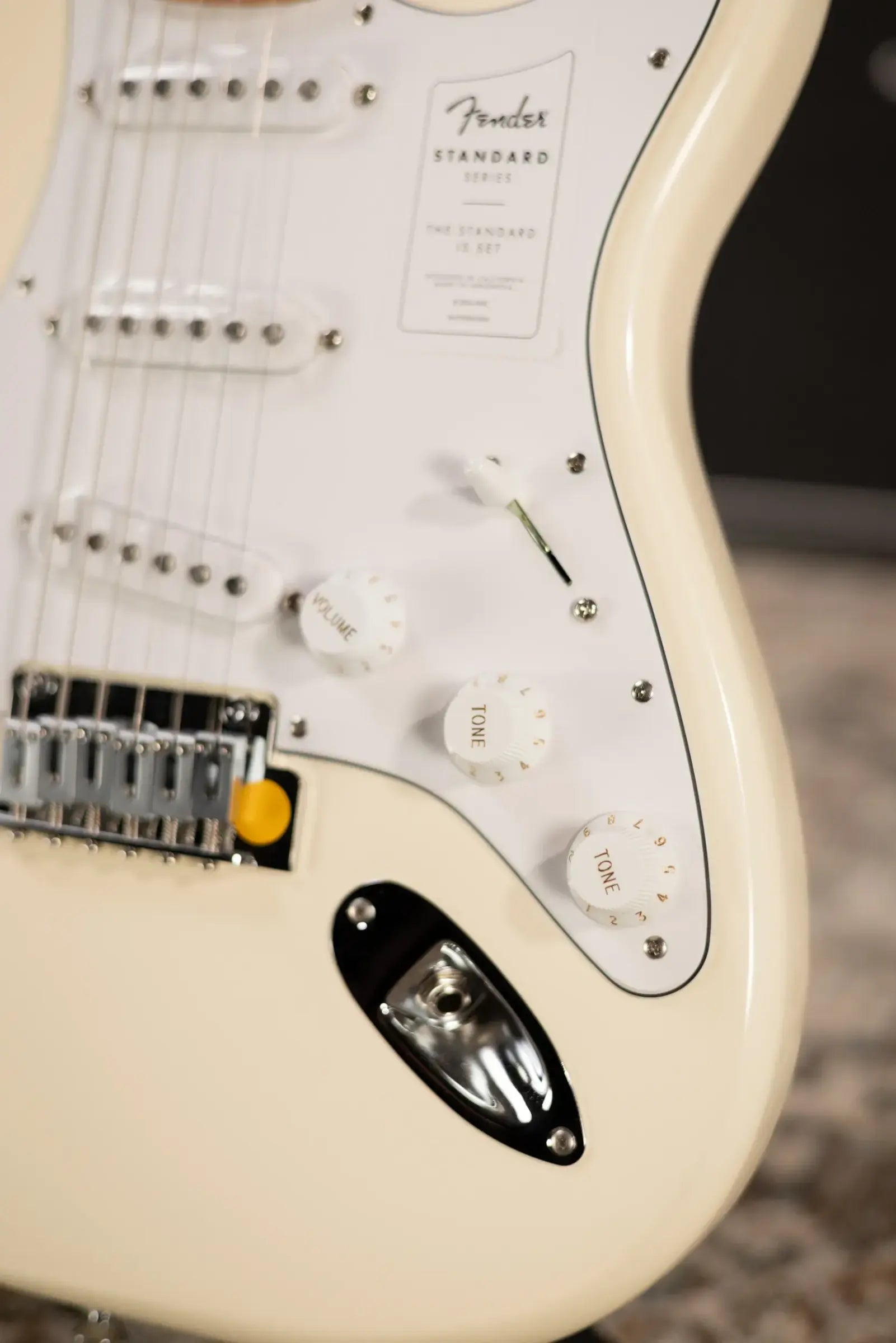 Fender Standard Stratocaster Electric Guitar - Olympic White