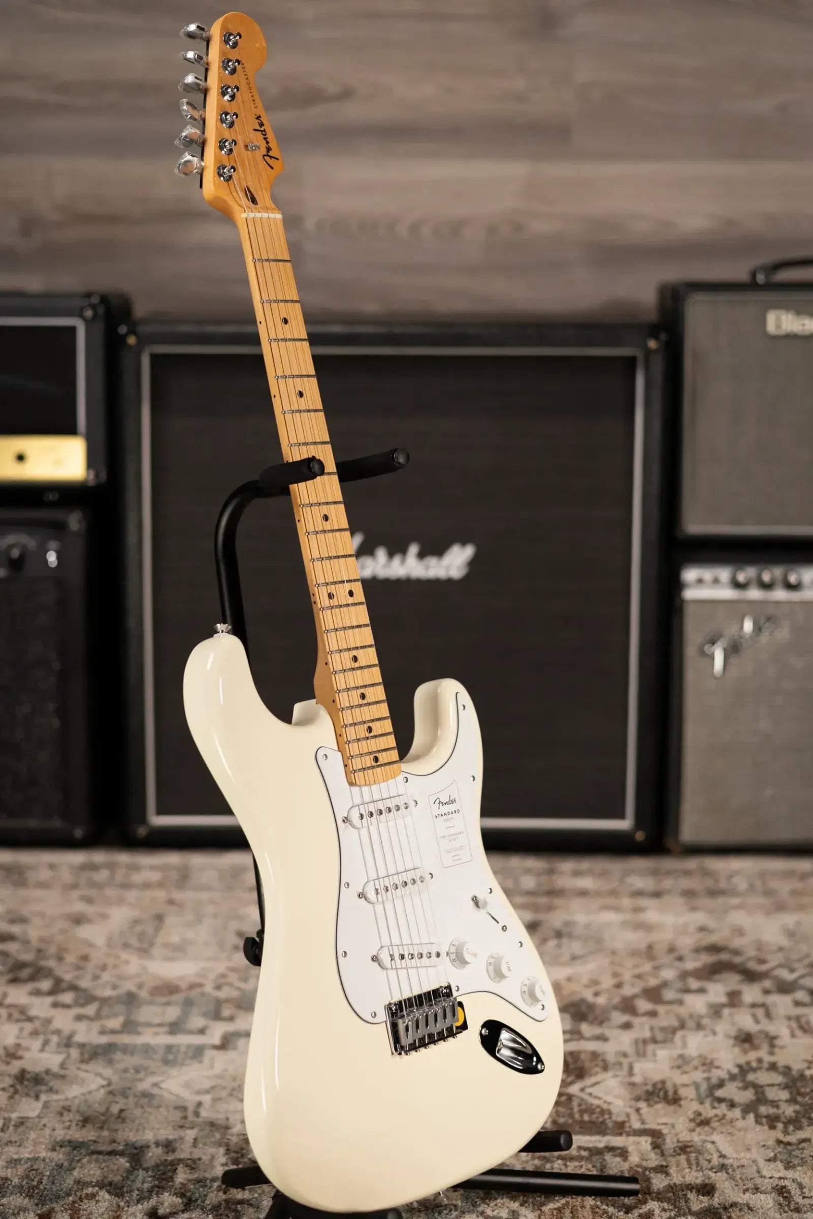 Fender Standard Stratocaster Electric Guitar - Olympic White