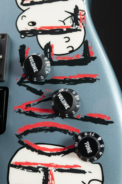 Fender Tom Morello's "Arm the Homeless" Electric Guitar - Blue Ice Metallic with Hardshell Case - Demo