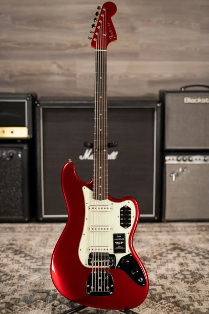 Fender Vintera III Early '60s Bass VI - Candy Apple Red with Gig Bag