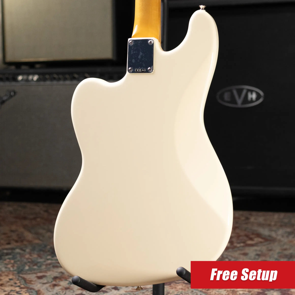 Fender Vintera III Early '60s Bass VI - Olympic White with Gig Bag