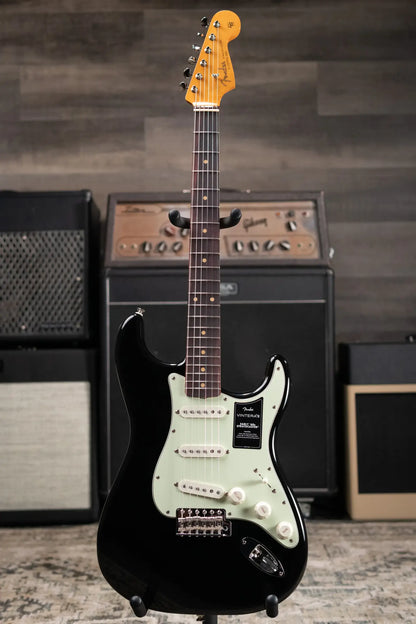 Fender Vintera III Early '60s Stratocaster Electric Guitar - Black with Gig Bag