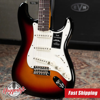 Fender Vintera III Late '60s Stratocaster Electric Guitar - 3-Color Sunburst with Gig Bag