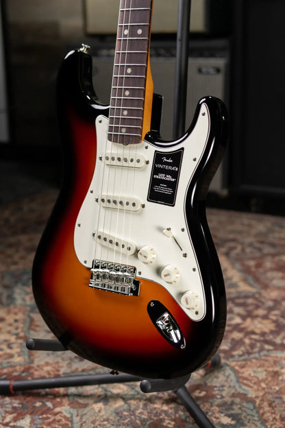 Fender Vintera III Late '60s Stratocaster Electric Guitar - 3-Color Sunburst with Gig Bag